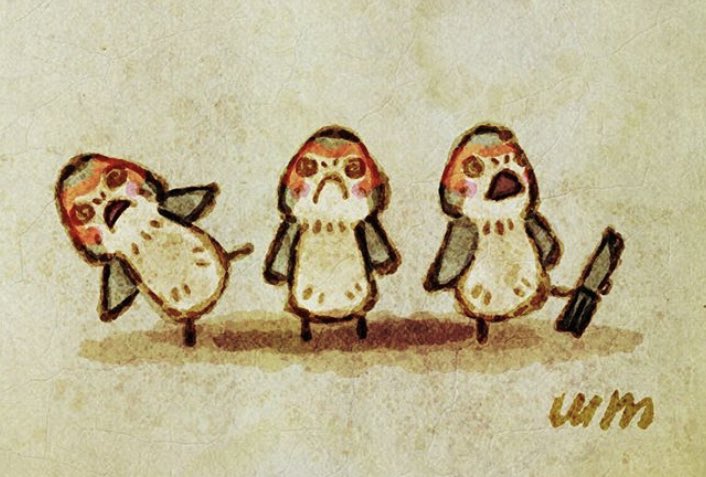 PorgPorgerson's tweet photo. More porgs! See more #fanart by Wilhelm MacGuffin here👉https://t.co/KHU1mdTAno #porgs #starwars #disney https://t.co/RntItICH9r