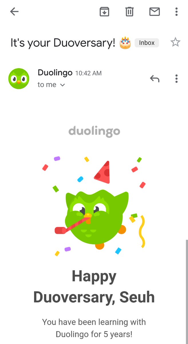ningseuh's tweet image. Aye ☺️
#duoversary 
#learnwithduolingo