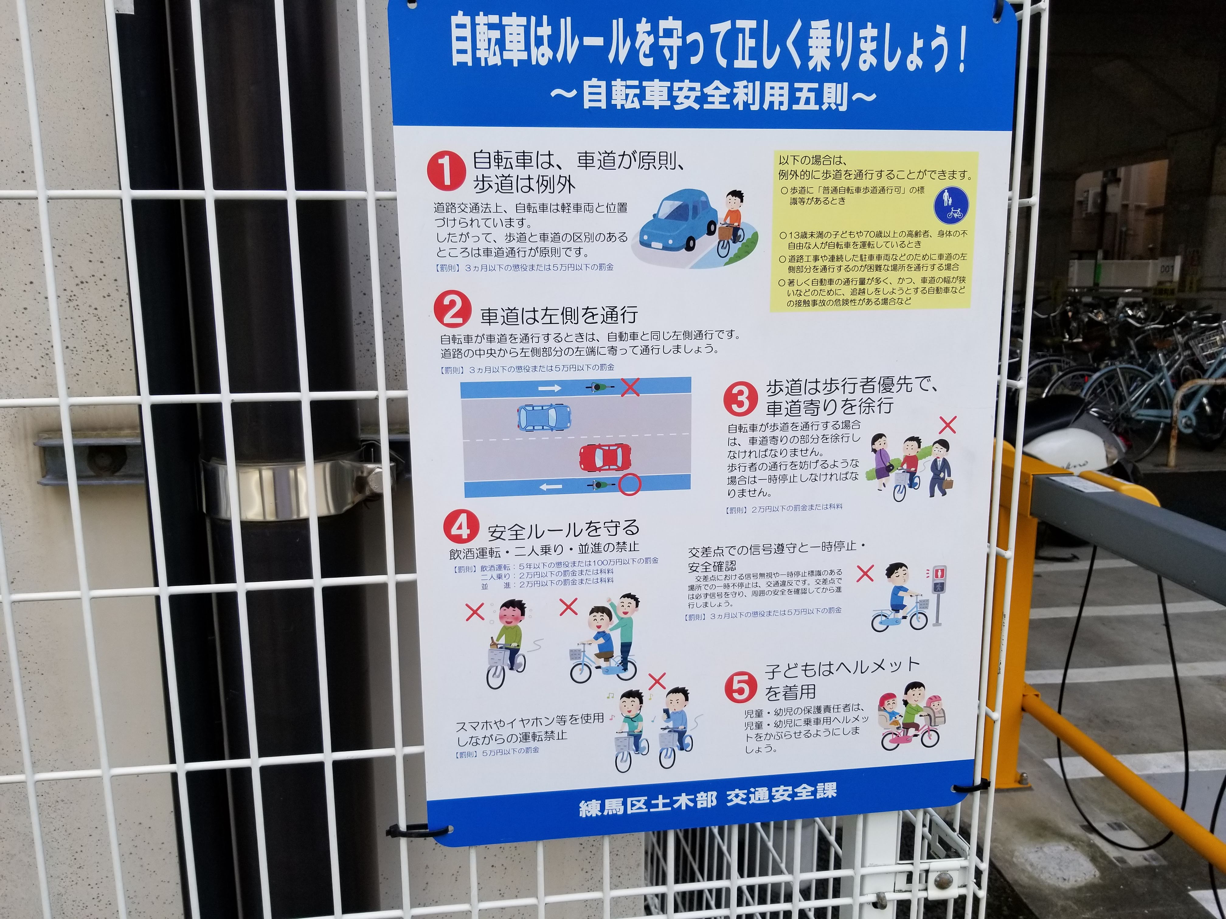 三浦靖雄 登録524号は富士見台駅の駐輪場に貼ってある 自転車安全利用五則 練馬区交通安全課が設置してます 使用は 自転車 の二人乗り のイラストなど でも自転車の二人乗りって全然見なくなりましたね いらすとや いらすとやマッピング