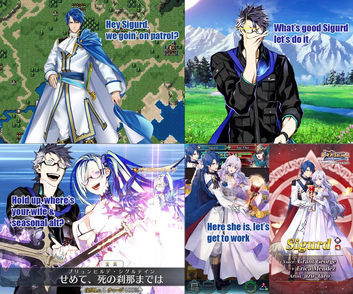Maido_Nyxi's tweet photo. I'm SUPER happy for them and so I spent the past hour on this meme edit
Had to figure out a way to do it with just 2 people lol

#FEHeroes #FGO https://t.co/K4HmFE4Yoj