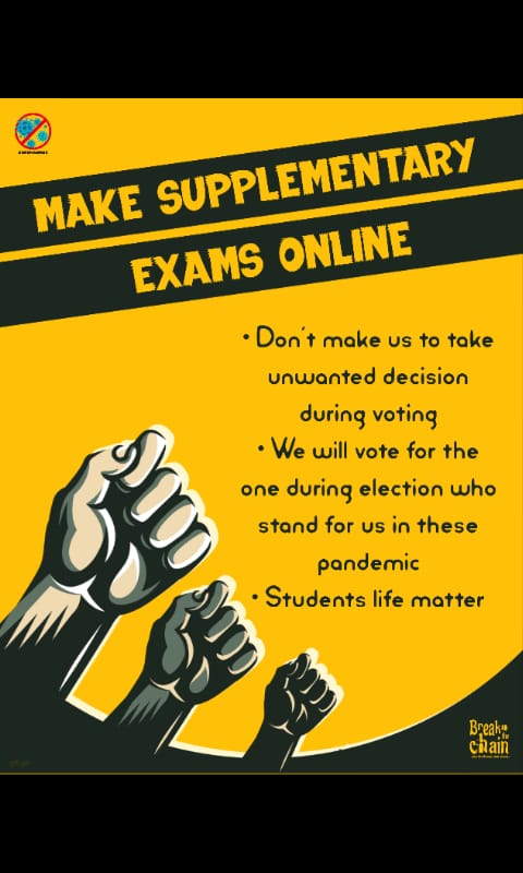 AkshayKannan_'s tweet photo. This is the worst and cheap trick of KTU university to collect a huge amount of money in the name of examination. 
  #PostponeJEEAndNEET
#MakeKtuSupplementaryExamsOnline
@apjaktuofficial
 
@PMOIndia
 
@CMOKerala
 
@KeralaGovernor
 
@nidhiindiatv
 
@ShashiTharoor
 
@EduMinOfIndia https://t.co/MCn84s40j4