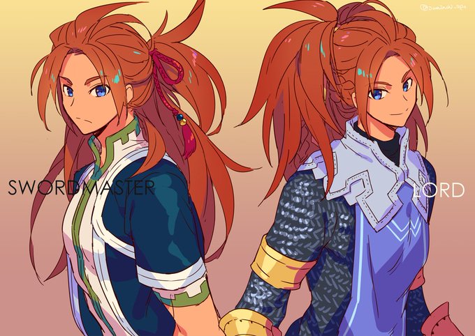 武装はずしたらこうかな～っていうイメージ+髪ボリュームあるからオフの時結ってたらなー的妄想らくがき。 
 https://t.co/jZtLlMZTfu 