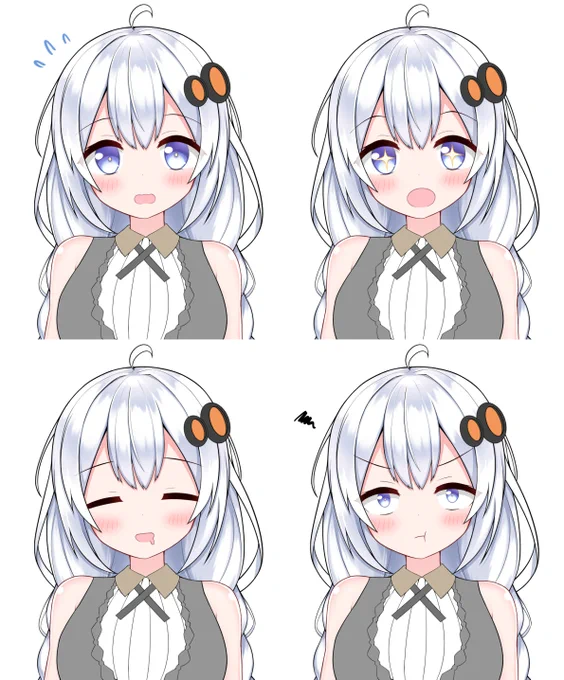 立ち絵表情いろいろ 
