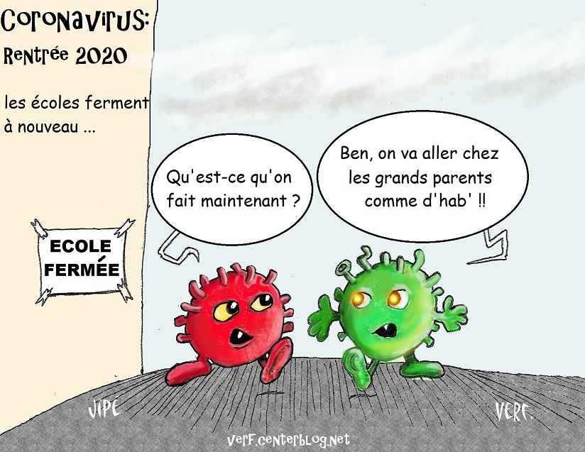 JphVerf's tweet photo. #rentreescolaire2020 #RENTREE2020 
#GestesBarrieres
#deconfinement #Covid_19  #Coronavirus #distanciation
#humour   #dessindepresse #DessinDePresse 
#BD #bandedessinee 
https://t.co/XtwGd1xVy7 
@BlaguesDessins @Humourama 
@FranceCartoons https://t.co/MtWGbFch8w