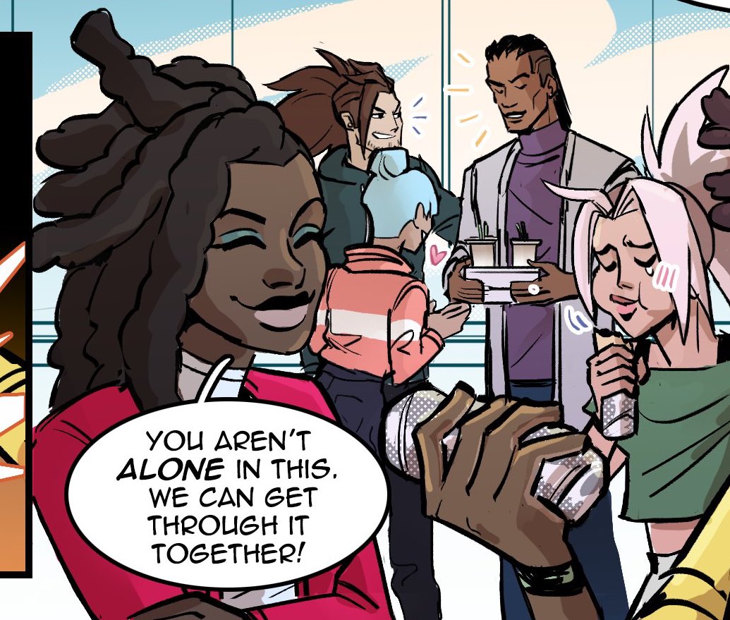 Reading the KDA comic again and how Akali talks about how hard recording can be literally just reminded me of my TD comic and how it's kinda like that ? LIKE DID I BIG BRAIN THIS PART https://t.co/p3Euzxlbfv