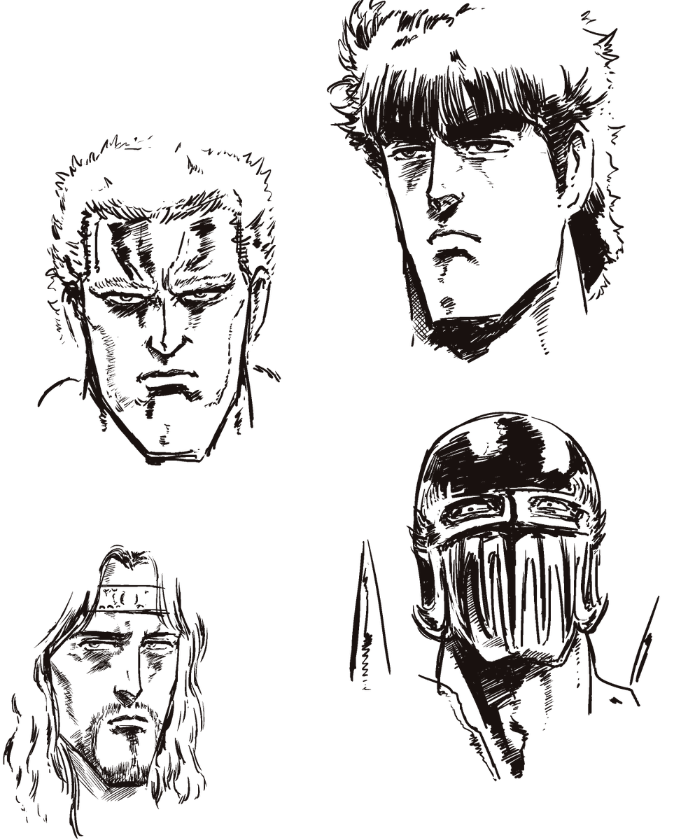 俺はケンシロウ描くの苦手なの前からわかってたけど
トキ描くのも苦手だと発覚した 