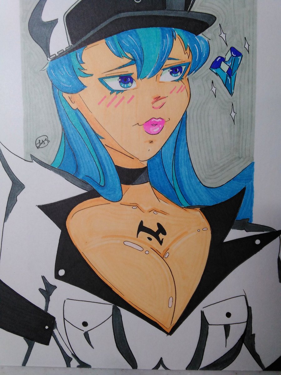 Jammy_go_yeet's tweet photo. Anime waifu: General Esdeath for @ahhnaaww 
My waifus are Hinata, Jolyne, Erina, Suzi Q, and May (Trigun).
Comment below ya anime waifu. 👀👀
#generalesdeath #akamegakill #alcoholinkmarkers #copicmarkers #whitegelpens https://t.co/UhuTi14hO5