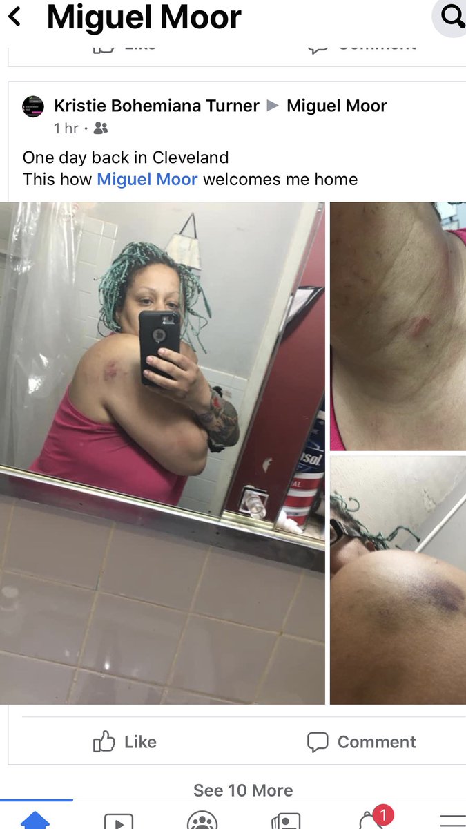 selfglowsis's tweet photo. This was sent in by a women who is being abused by a man named Miguel. His Twitter is @hc_mmoor1868.Not only does he inflict physical/verbal abuse to her, he openly calls people the N word. His facebook is https://t.co/Lg8JEj64dX. Please Retweet to gain awareness. (440) 941-7563 https://t.co/XSov7vSlcx