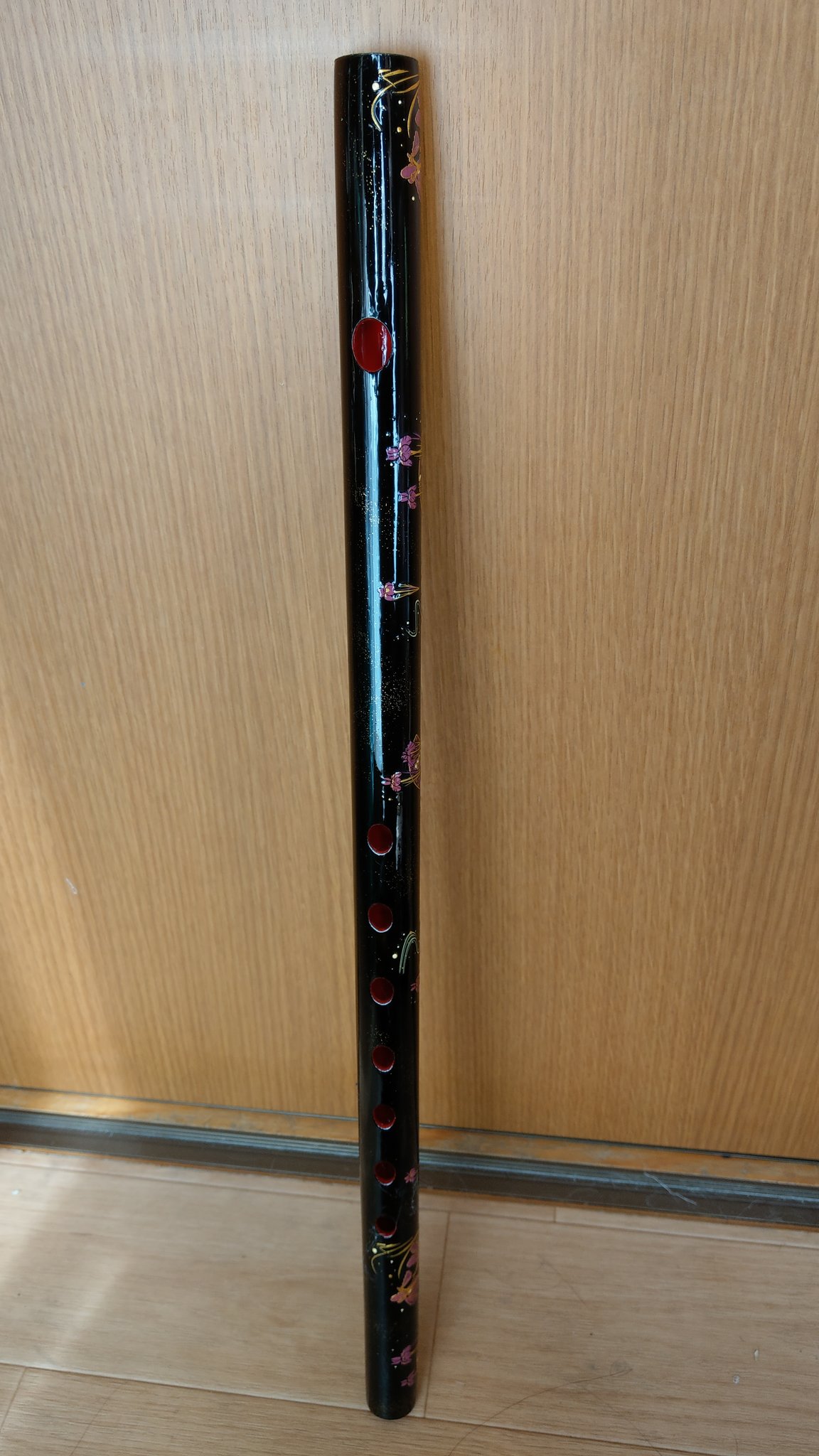 篠笛 漆塗り  黒   1970年オーダーメイド品 篠圭 على X: 