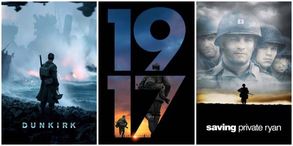 Lets play a game. Out of each category try to choose one movie.Quote or reply your picks!If you haven’t watch any of the following, think of them as recommendation Here we go1. Best of war movies (rescue) ?