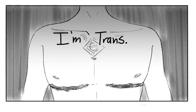 A short comic about my experience being trans
(1/4) 