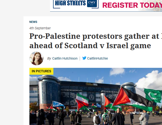 The people letting everyone down though are the reporters. Heather Carrick from the Glasgow Times just put together a sweet montage of photos. Caitlin Hutchison from the Herald gave them uncritical publicity.Do their readers not deserve to know the truth about the extremists?