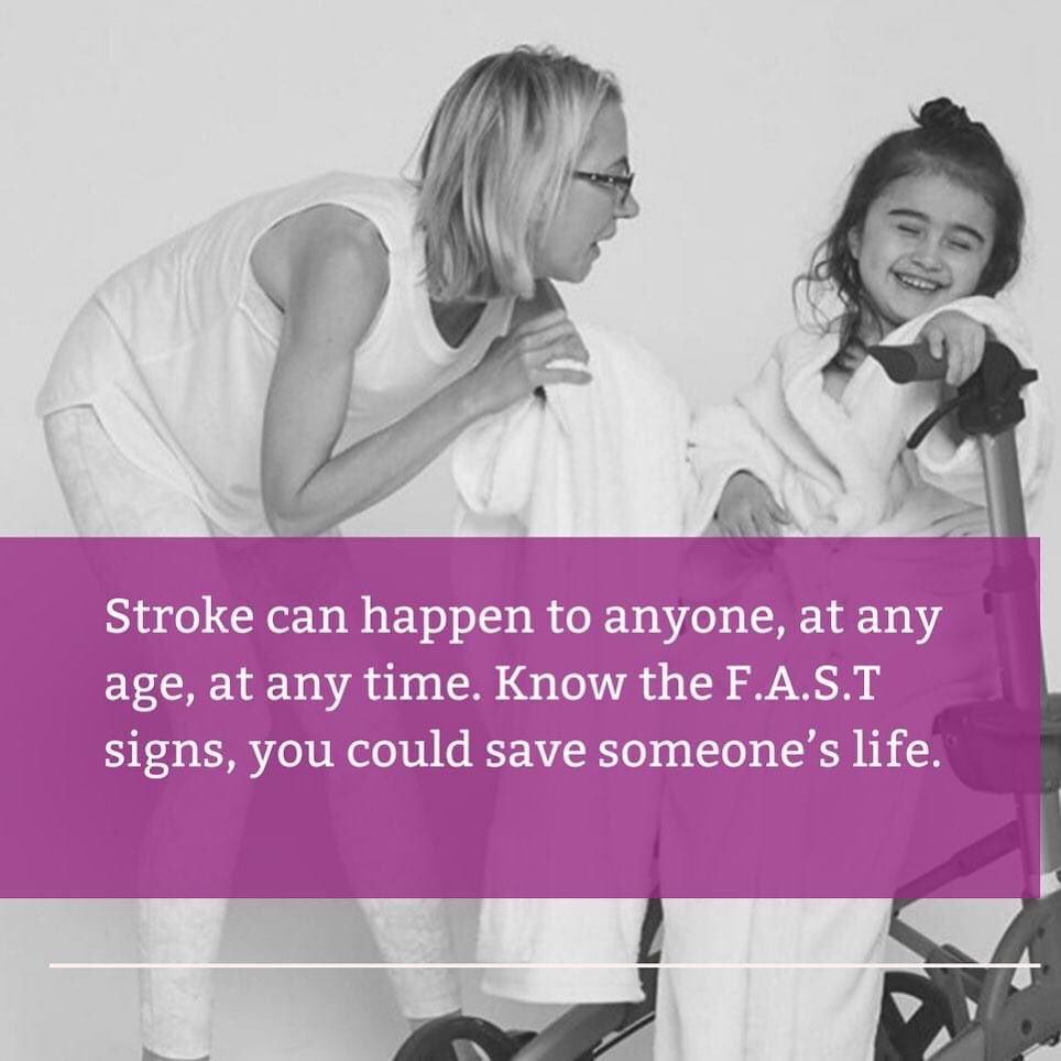 egee1's tweet photo. F - is their face drooping, A - can they lift both arms, S - is their speech slurred, T - Time to call an ambulance on 000 - Time is brain. Know the signs - you can save a life 💜 #strokeweek2020 https://t.co/ZWoYq5gik7