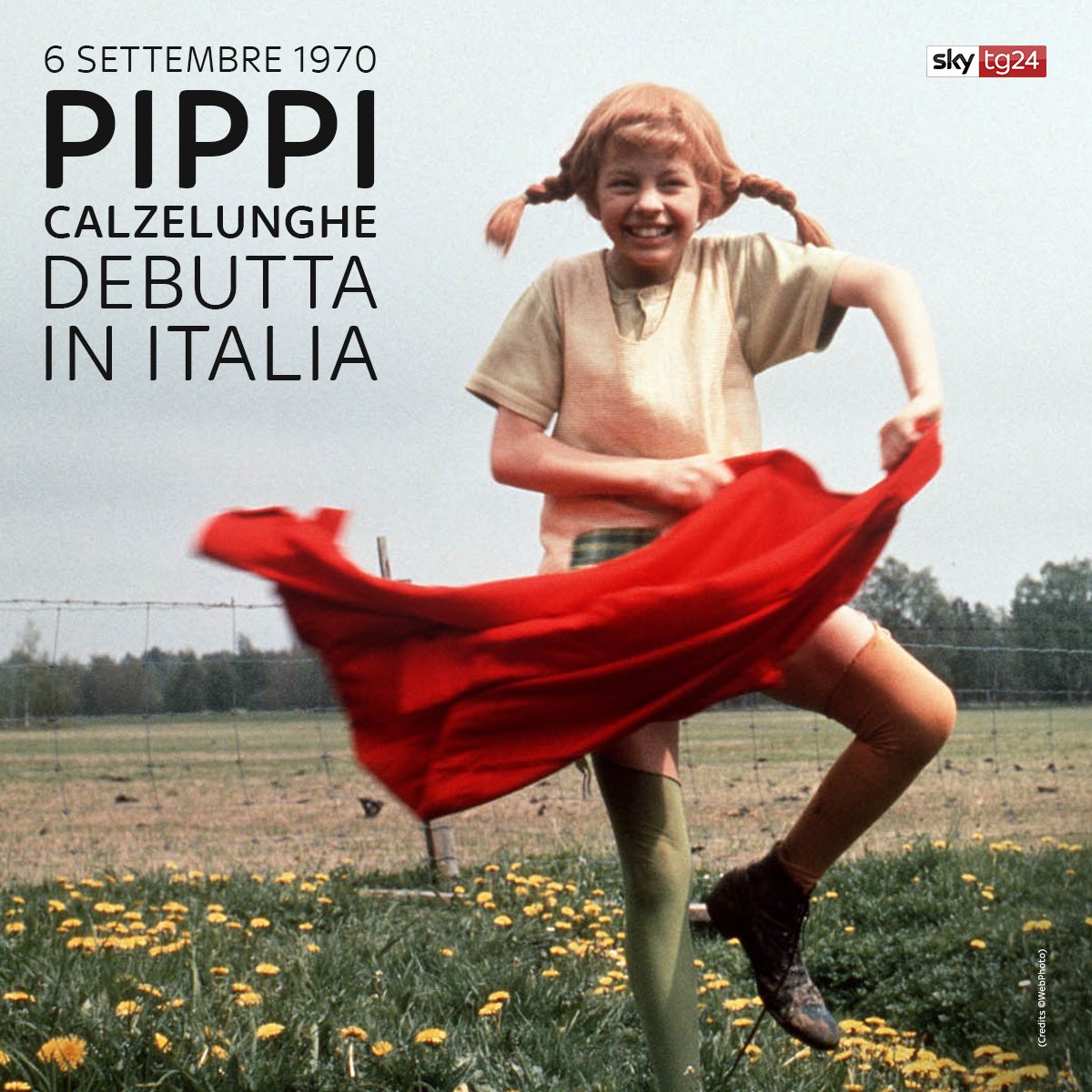 50 anni fa arrivava sui nostri schermi #PippiCalzelunghe, un concentrato di energia e irriverenza