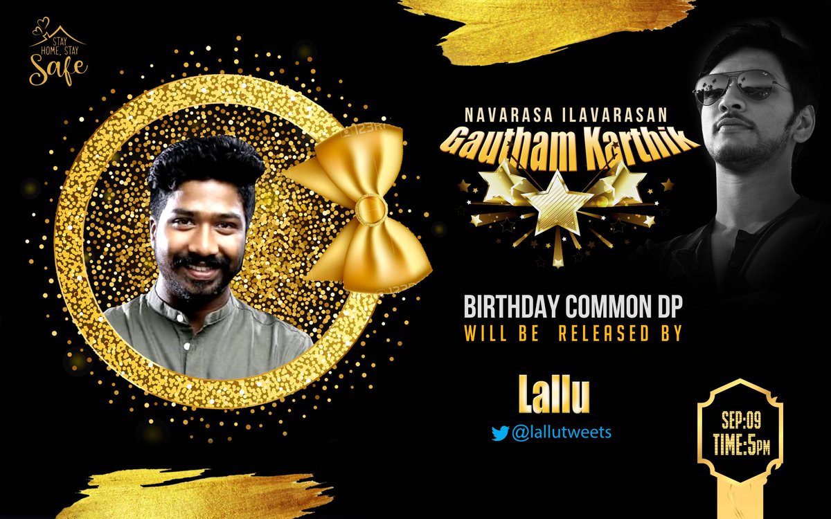 #GKBloods Here we go reveal the 6th Celebrity

@Gautham_Karthik Annan 31st Birthday Common Dp will be released by A Hardworking actor, lyricist & Rangoon fame @lalluTweets bro on September 9th, evening 5pm.

Designed by @Paiyamuppidath3 

#GauthamKarthik l #GauthamKarthikBdyCdp