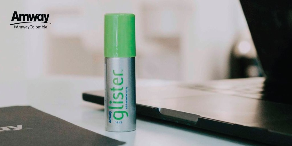 Amway_Col's tweet photo. El Refrescante Bucal en Spray de #Glister te brinda un delicioso sabor a menta que refresca el aliento donde quiera que estés. 
#TuVidaComoTúLaQuieres https://t.co/Iu2QNMslMa