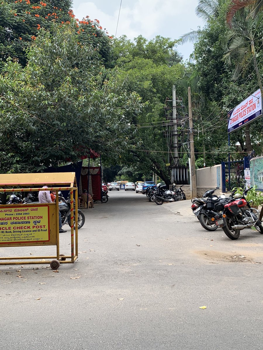 aneeshvvs's tweet photo. @BlrCityPolice Dear sir, 21st main road near JPnagar 2nd phase Police station has been completely blocked off sir causing lot of inconvenience. Can something pls be done about this . Humble request. https://t.co/ATc4qoDlaD