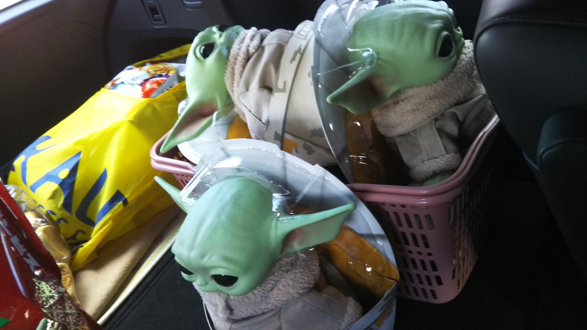 コストコで、ベビーヨーダ❗ 頼まれた分も合わせてゲット 