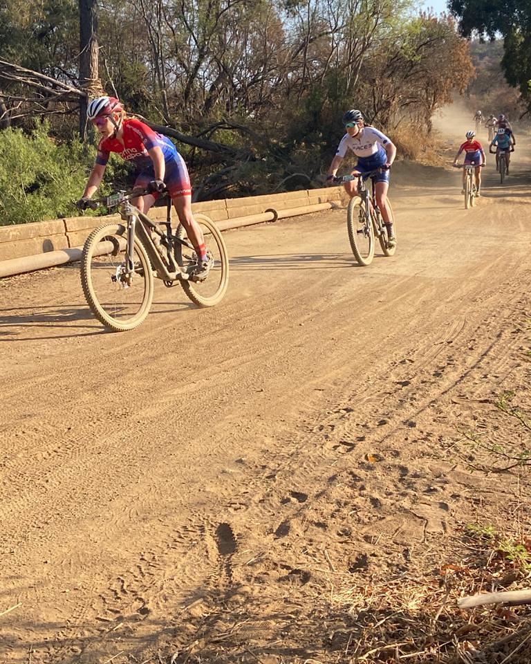 trailseekermtb's tweet photo. Amy Mcdougall is leading the womenβs Elite race with Candice Lill and Robyn de Groot right behind her on the +-22km mark. Stay strong ladies! Follow the livestream on our Facebook page @trailseekerseriesmtb
#NissanTrailseekerMTBSeries #Buffelsdrift #LiveStream #ElitesWomen https://t.co/BWmTLeUC9W