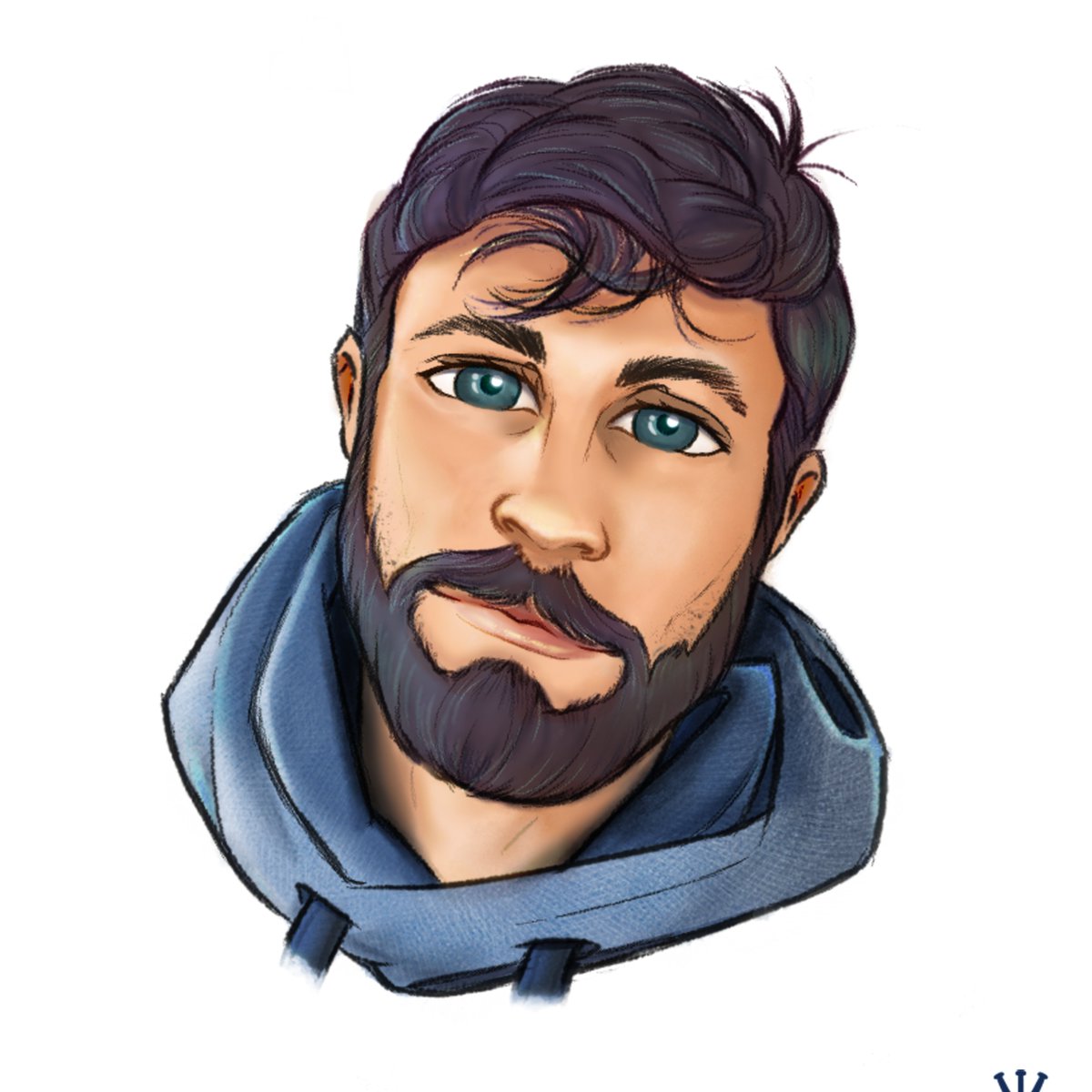 Kartist301's tweet photo. A #photostudy of @millennium_faulken that I found on @pinterest Trying out a more #paint-y #style for #portraits as well and I’m gonna be honest, I really enjoyed the process and I like the result! It surely has flaws but overall I feel like I captured the photo on it! 🎨
#art https://t.co/PVtNxN1mlK