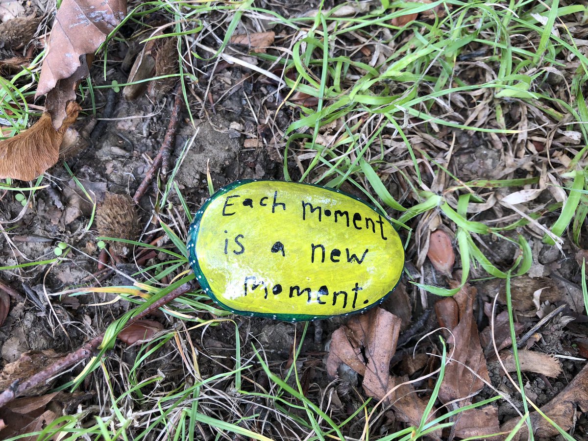 CompassionateRo's tweet image. Each moment is a new moment.

#Mindfulness #beginagain #mindful #365daysofcompassion #CompassionRocks #RockPainting #painting #passitforward #passiton