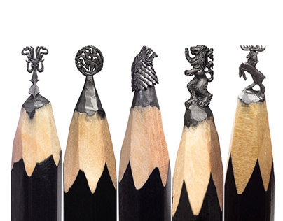 Thread of Artists With Unusual Art Mediums1. Salavat Fidai, Russian sculptor who makes stunning miniature sculptures out of pencil graphite