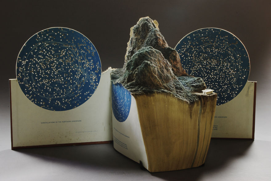 4. Guy Laramée, Canadian artist who sculpts books. Amazing work.