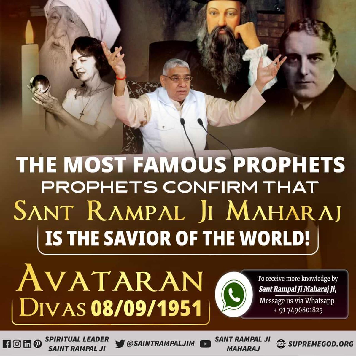 Sandeep38445692's tweet photo. #2दिनबाद_संतरामपालजी_अवतरणदिवस
धरती 🌎पर अवतार
@SaintRampalJiM अवतरण दिवस 8 सितंबर 1951
भाई बाले वाली जन्म साखी में पृष्ठ नं 307 पर लिखा है कि उस महान संत का जन्म जाट जाति में होगा। https://t.co/kqSf5nLTMU