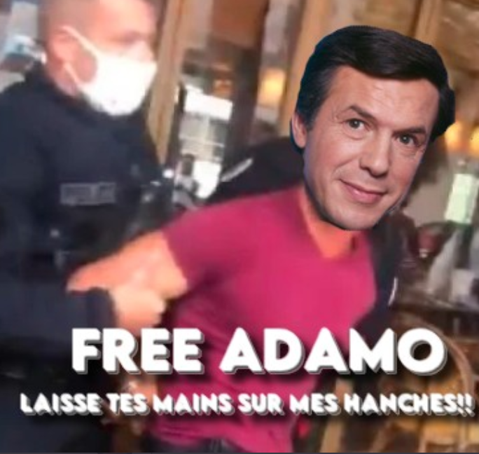 Etoile2M's tweet photo. #FREEADAMO 
Ademo laisse tes mains sur mes hanches!!
@antoinedecaunes @Nagui @LaurentGerra https://t.co/i4fGOczLnE