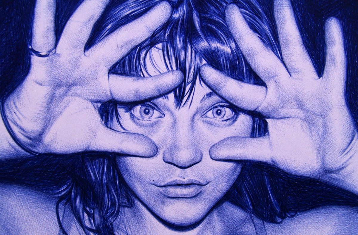 15. Juan Francisco Casas, Spanish artist who make incredible photorealistic drawing with only BIC ballpoint pen.