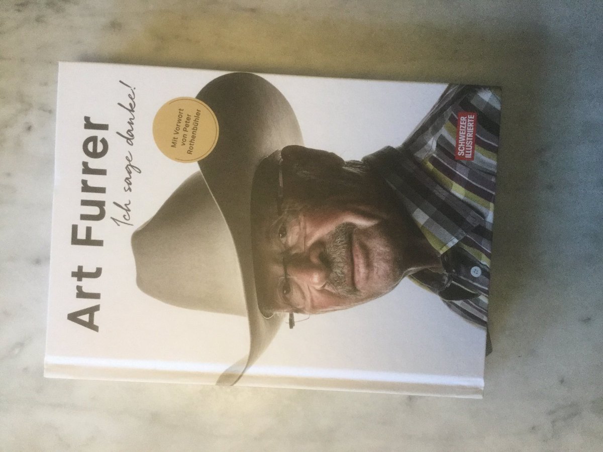 PRothenbuehler's tweet photo. Das neue Buch von Art Furrer: « Ich sage danke ». 250 Seiten spannende Anekdoten. Jetzt im Buchhandel. https://t.co/RLiNg51E9P