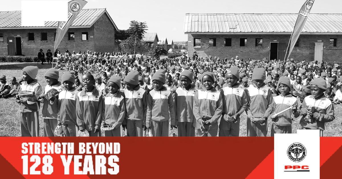 PPC_Africa's tweet photo. Demonstrating our #StrengthBeyond128Years, #PPCZimbabwe have been #BuildingStrongerCommunities from a grass roots level.
Our contributions to youth development &amp; access to educational tools brings the #StrengthBeyond of #PPCAfrica to those that need it most.
(Images pre-COVID) https://t.co/IvxFZNIeBU