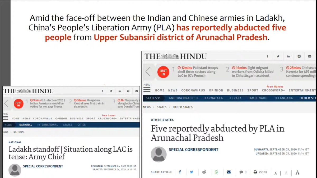 Gitansh5's tweet photo. At one side OUR @adgpi is helping Chinese citizens near border and on the other side #PLA is abducting OUR citizens near Arunachal Pradesh #shameonyouchina . Now it's time to give them a befitting reply for any misadventures from across the border.
@PMOIndia https://t.co/SuLYxSQYmr