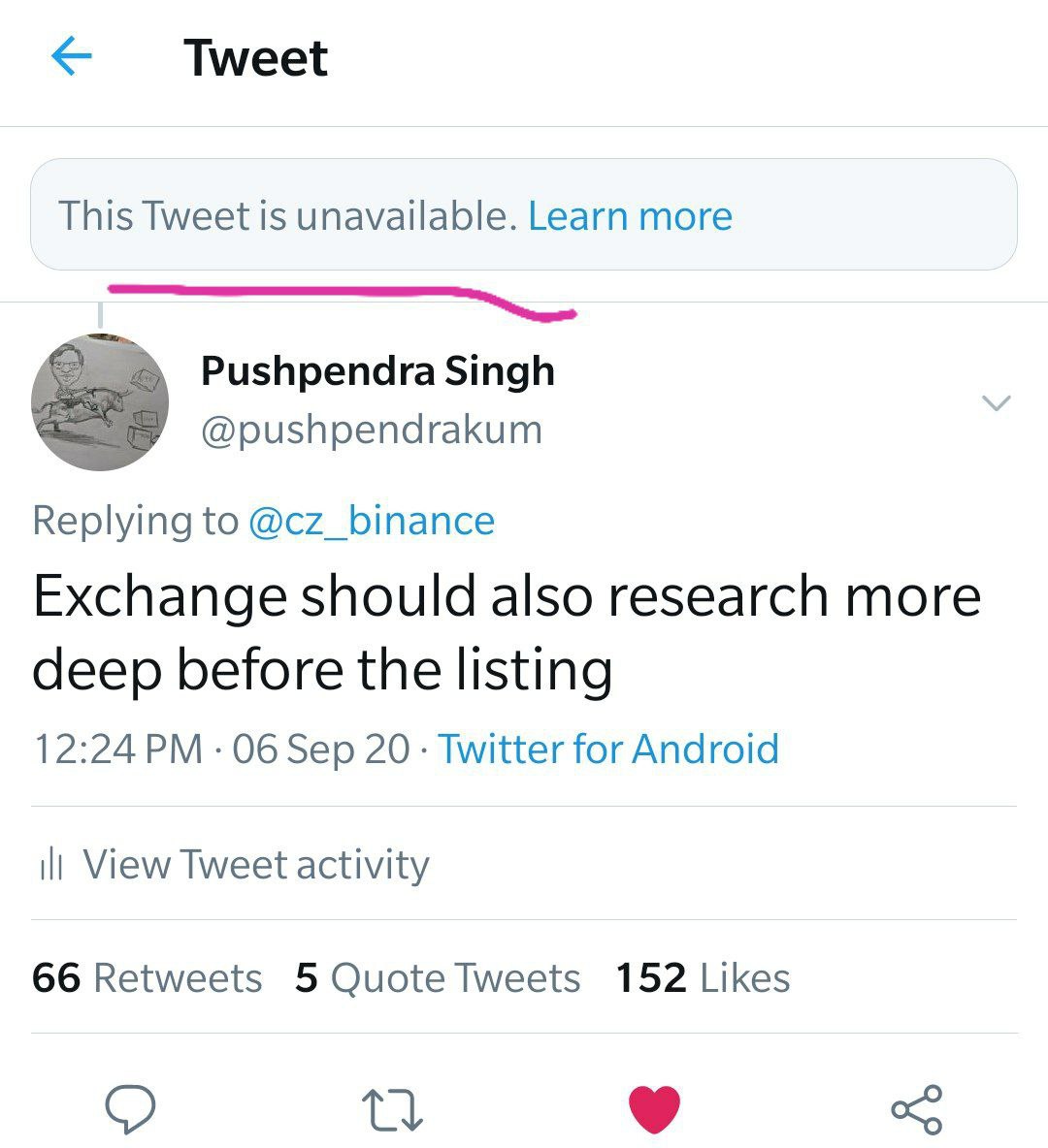 vicky_trader's tweet photo. @cz_binance shame on u.... https://t.co/mgO1nP5JvT