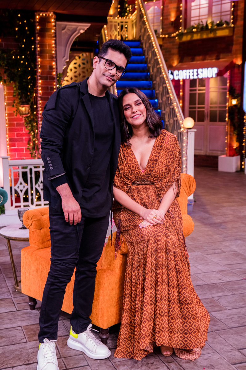 NehaDhupia's tweet photo. We got a dose of the best medicine 🤣🤣🤣 ... thank you #thekapilsharmashow  ... you guys were beyond hilarious 😂 @KapilSharmaK9 @bharti_lalli @Krushna_KAS @kikusharda tune in tonight at 9.30 pm @SonyTV 📸 @thememoryalbum https://t.co/KfTpO1XrEw