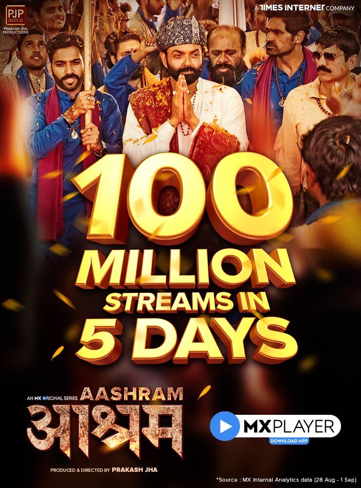 Humbled by response 🙏🏻
An excerpt from the series #Aashram, ‘Hamare Desh Mein Log Vishwas Karna Shuru Karte Hai... Toh Baadh Si Aa Jaati Hai...’
⁦<a href="/MXPlayer/">Amazon MX Player</a>⁩ ⁦<a href="/prakashjha27/">PrakashJhaFilms</a>⁩ ⁦<a href="/thedeol/">Bobby Deol</a>⁩ ⁦<a href="/IamRoySanyal/">CRS</a>⁩ ⁦<a href="/DarshanKumaar/">Darshan Kumaar</a>⁩