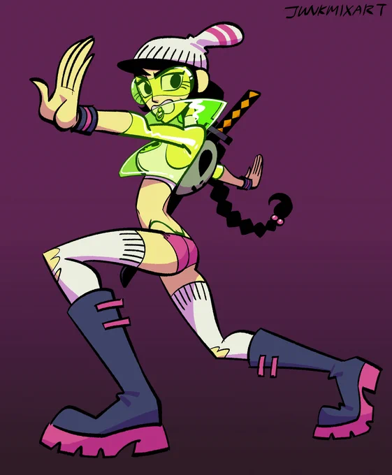 Some drawings of Rave!Jacqueline based off my old sketches~ ? 