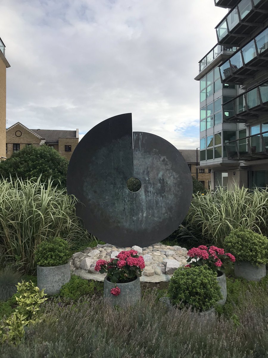 Only about 100 metres from the last one, another Wendy Taylor sculpture, this one called Voyager. She’s really cornered the market on Thames-side sculptures East of Tower Hill