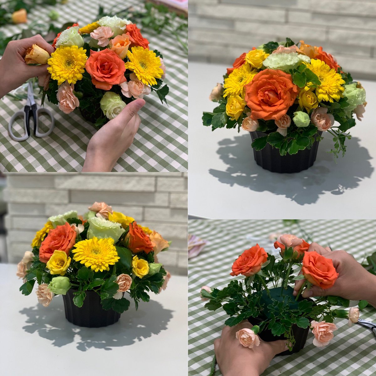 tsb_flower's tweet photo. 本日のオープンキャンパスはフラワーアレンジメント💐でした。
丸〜く作るのが難しい💦卒業する頃には簡単に出来るようになります！！
#東京スクールオブビジネス
#フワラービジネス学科
#フラワーアレンジメント
#オープンキャンパス https://t.co/IifbYTRGPA