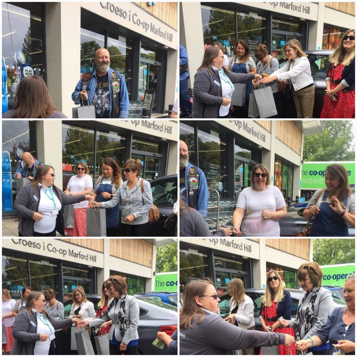 An amazing group of #volunteers helped to supply and transport thousands of #PPE to our #NHS and care workers across #wrexham and #NorthWales we said   #thankyou from <a href="/coopuk/">Co-op</a> and gave our #LocalHero some gifts. @depoc2welsh  <a href="/SamHartland4/">Samantha Hartland</a> <a href="/vickydavies_68/">VickyD</a> #ItsWhatWeDo