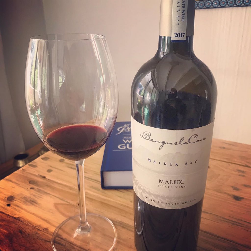 The Benguela Cove 2017 Malbec - Platter 4 stars and it’s easy to see why. Nose of dark red fruit and mild spice and a playfully lingering finish - superb! <a href="/BenguelaCove/">Benguela Cove Lagoon Wine Estate</a> <a href="/sawine/">South African Wine</a> <a href="/johannfourie/">Johann Fourie</a> #savesawine #supportlocalbusiness