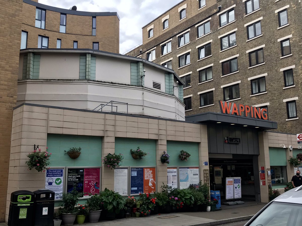 Whilst we’re passing the wonderfully floral Wapping station, it’s worth mentioning that the name Wapping probably comes from an old English word “wapol” which means... a marsh