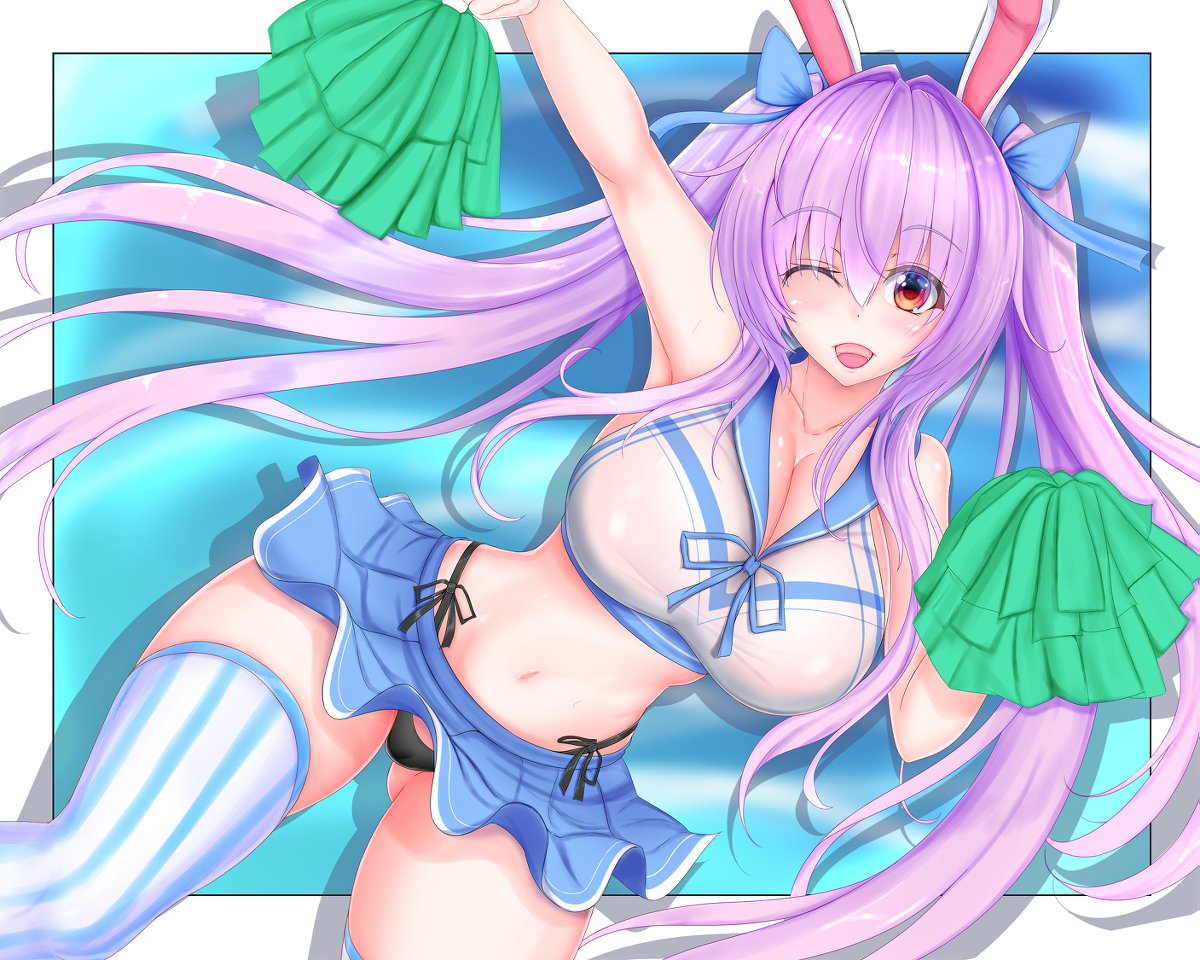 kou on X: 残暑を乗り切るチアんげちゃん #東方 #鈴仙・優曇華院・イナバ #うどんげ #たゆんげ #チアガール  t.coa9Mbm0Yjjm t.co4VvXoQk1A3  X