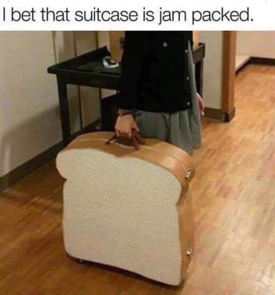 LadyRavenscraft's tweet image. @LaurenzSide Is this your luggage? #BreadQueen