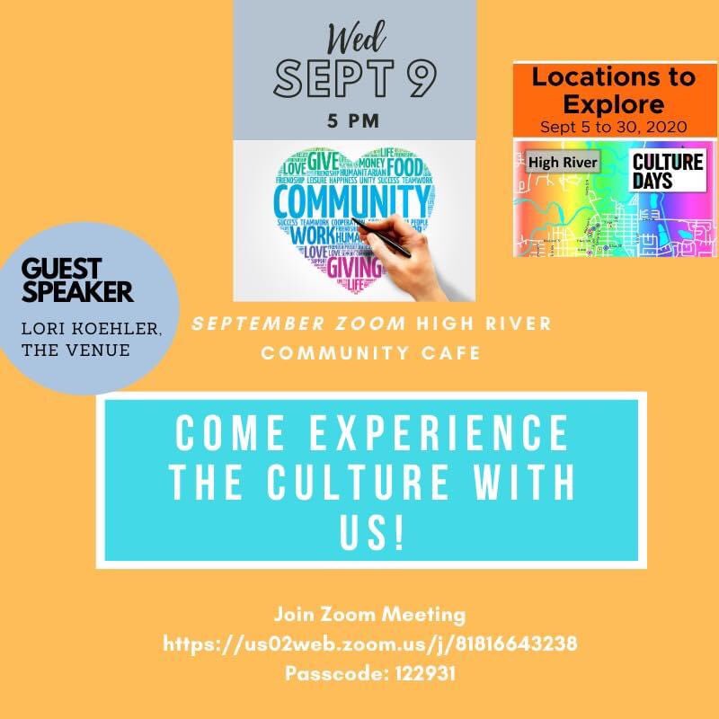 Jody_Seeley's tweet photo. Looking forward to some community connection this week! @ourhighriver is hosting the zoom community Cafe! Plan to join us, it looks fun!
#connection #ourhighriver #zoomcafe https://t.co/YpjqaCrHke