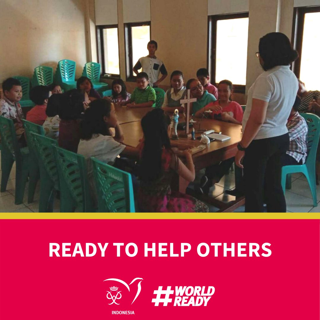 Helping others is always needed anytime, anywhere, especially during the pandemic. Help others and be #WorldReady.