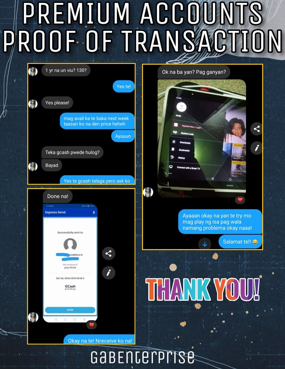 GabEnterprise's tweet photo. 2 VIU PREMIUM FOR 12 MONTHS! THANK YOU FOR YOUR PURCHASE! TIL OUR NEXT TRANSACTION! GOD BLESS! 🥰 https://t.co/G8k3LSbrVr