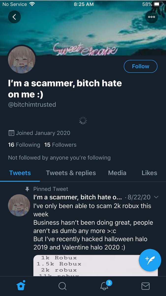 I’ll start! (Here’s a long thread of scammers I found)