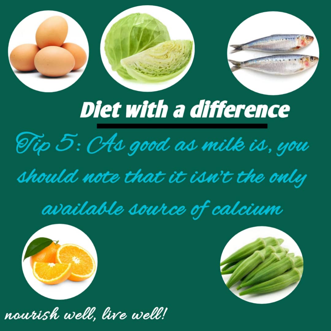 WellNourishAfr's tweet photo. 0️⃣6️⃣ -0️⃣9️⃣-2️⃣0️⃣2️⃣0️⃣

DIET WITH A DIFFERENCE

*"As good as milk is, you should note that it isn't the only available source of calcium."*

#DietWithaDifference
#NourishwellAfrica https://t.co/AFcRixf22n
