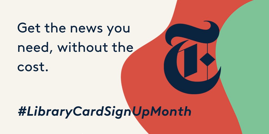 Get your news without having to pay for it.  https://cinlib.org/3h3zjpC   #LibraryCardSignUpMonth